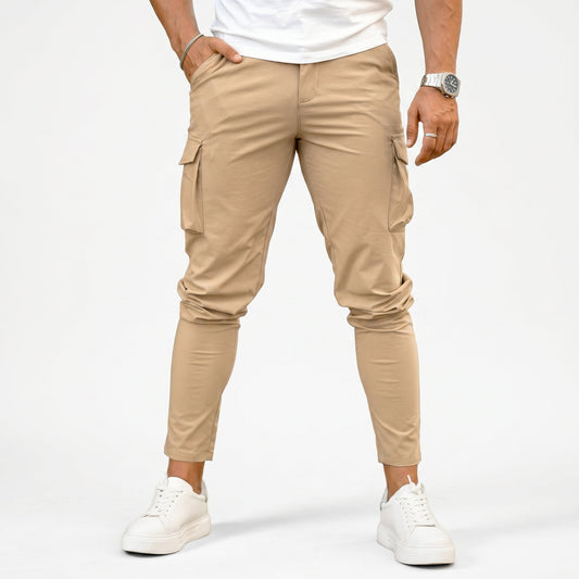 Pantaloni cargo Franco - Cachi