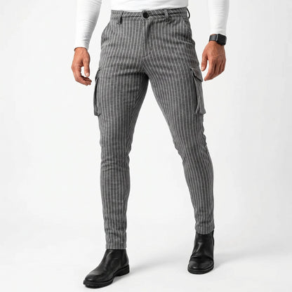 Vittorio Pantalones Slim Fit - Gris
