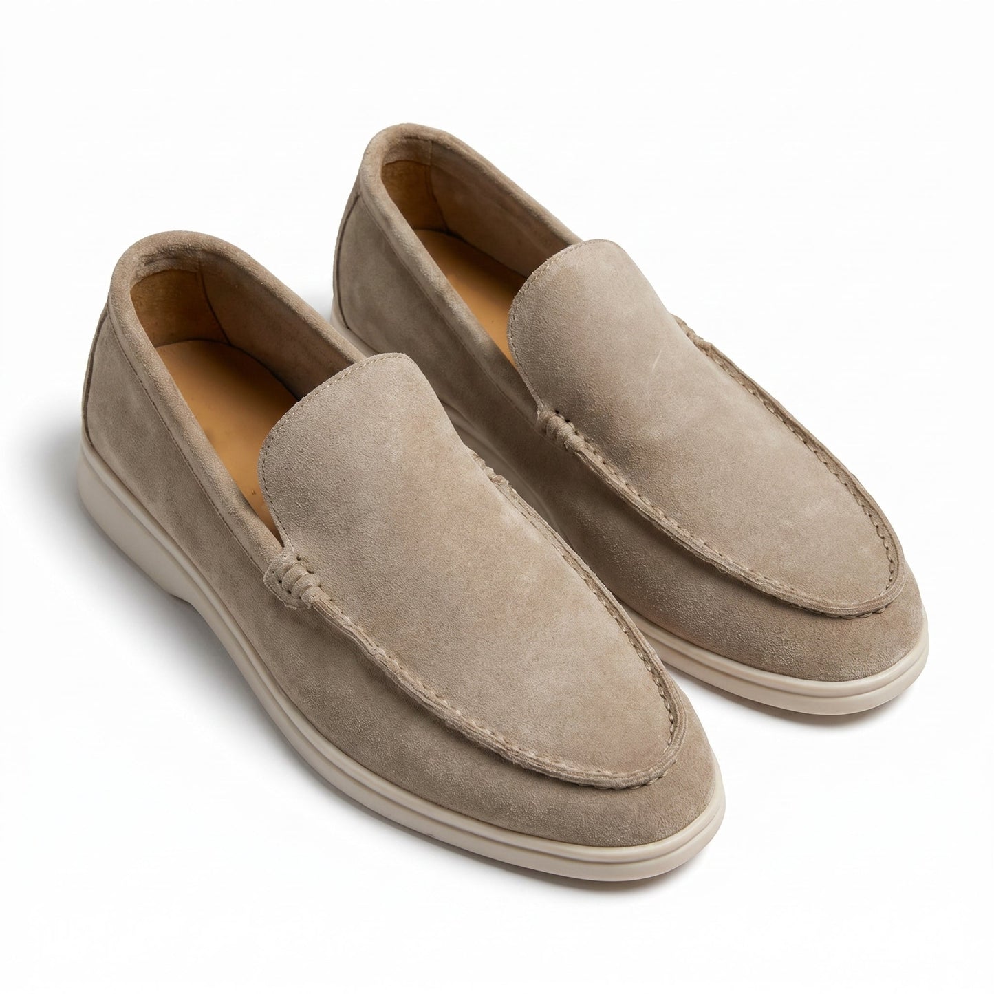 Enzo™ | Mocasines de ante con suela híbrida