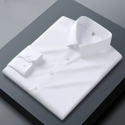 Santi™ Camisa de manga larga sin plancha, libre de arrugas