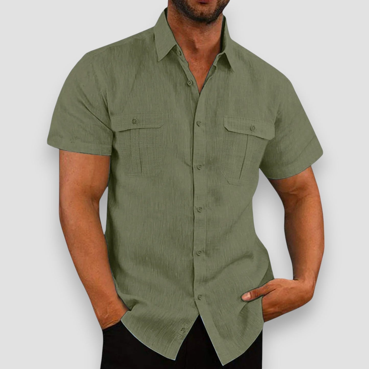 Alex™ Camisa Clásica de Manga Corta
