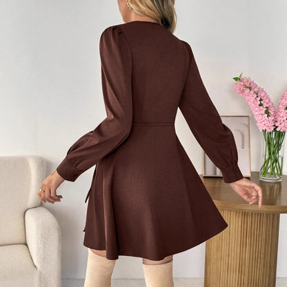 Valeria | Mini Vestido con Lazo en la Cintura