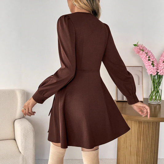 Valeria | Mini Vestido con Lazo en la Cintura