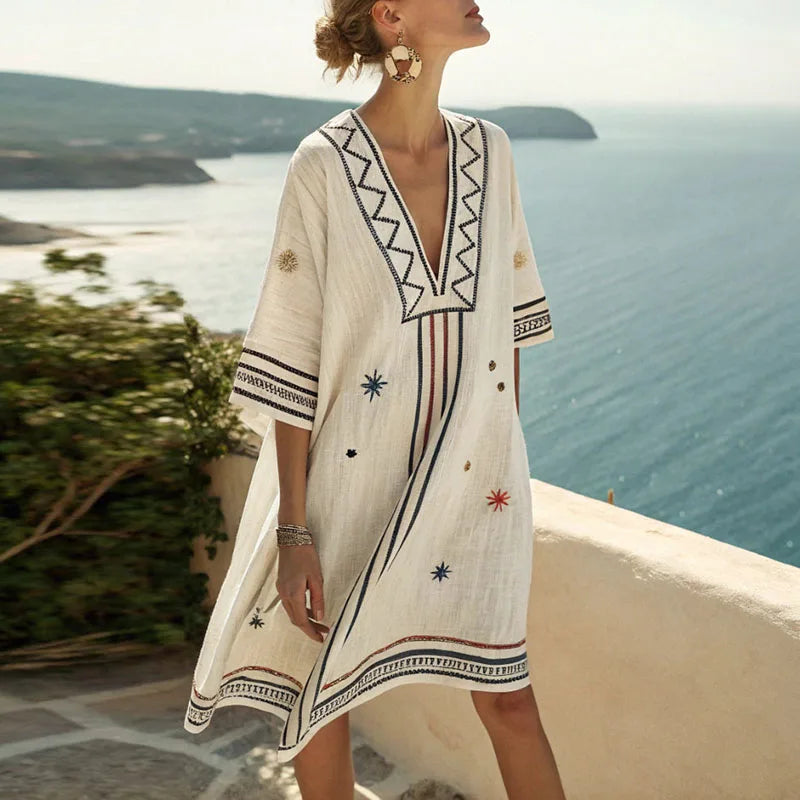 Naomi™ | Vestido de Playa Elegante y Versátil – Estilo Sofisticado y Comodidad en un Solo Look