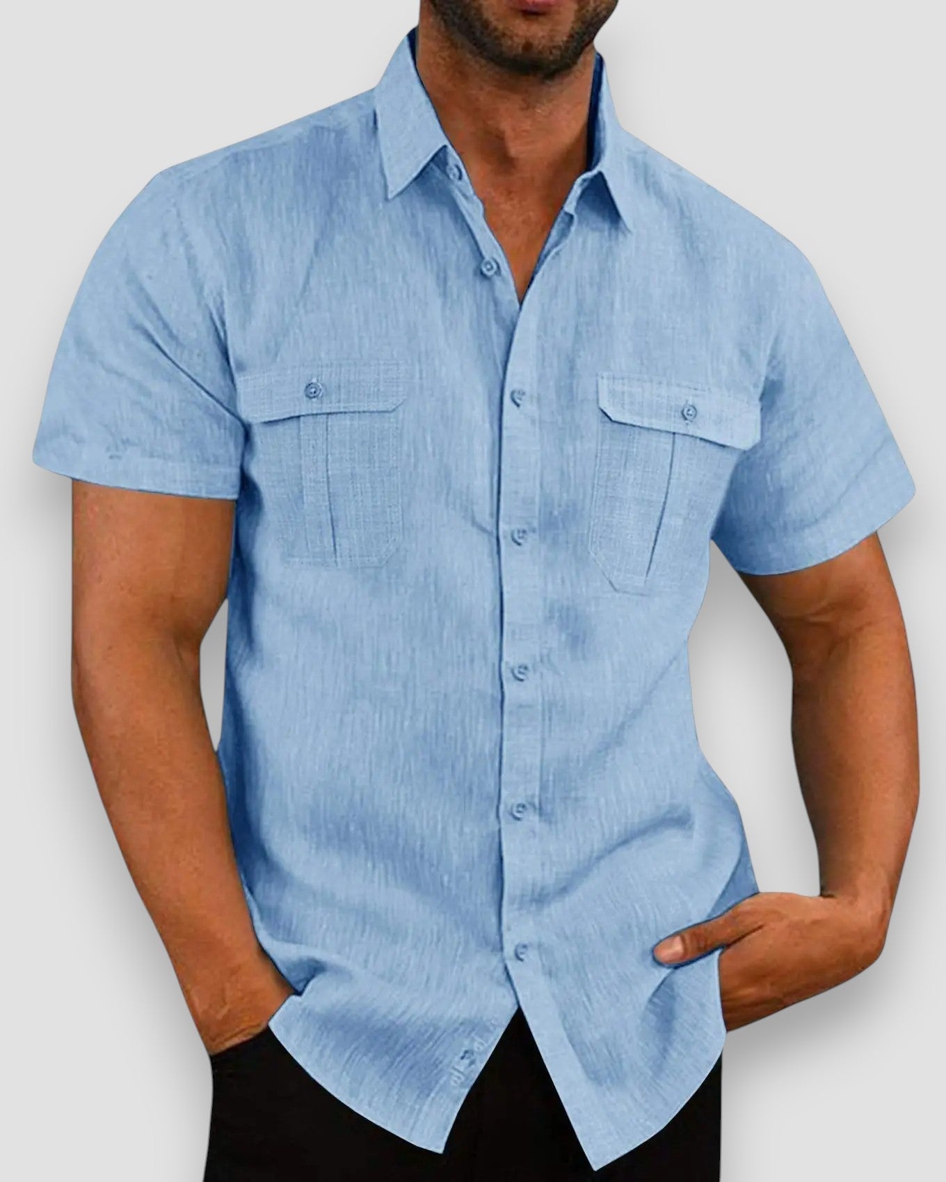Alex™ Camisa Clásica de Manga Corta