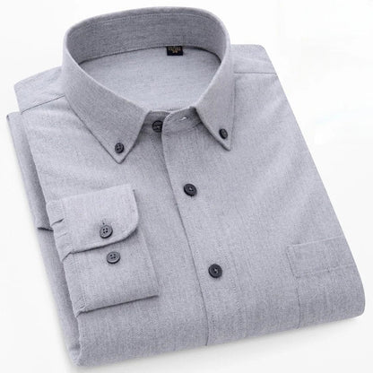 Pedro™ Camisa de algodón puro — 100% algodón, suave y transpirable, esencial para el día a día