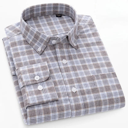 Pedro™ Camisa de algodón puro — 100% algodón, suave y transpirable, esencial para el día a día