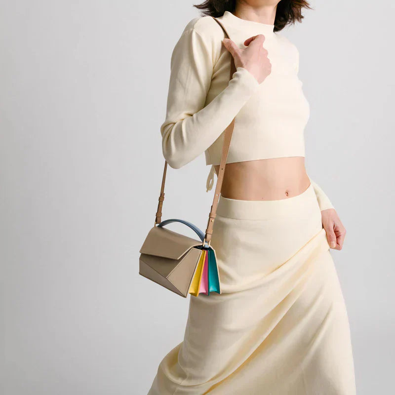 Milanese - bolso con diseño de lujo y geométrico