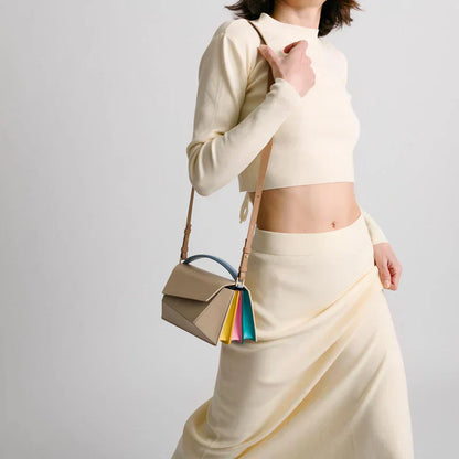 Milanese - bolso con diseño de lujo y geométrico