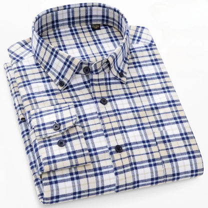 Pedro™ Camisa de algodón puro — 100% algodón, suave y transpirable, esencial para el día a día