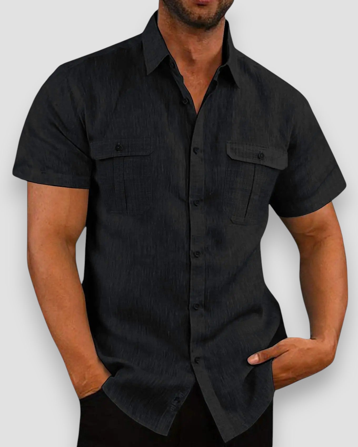 Alex™ Camisa Clásica de Manga Corta