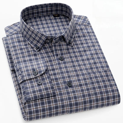 Pedro™ Camisa de algodón puro — 100% algodón, suave y transpirable, esencial para el día a día