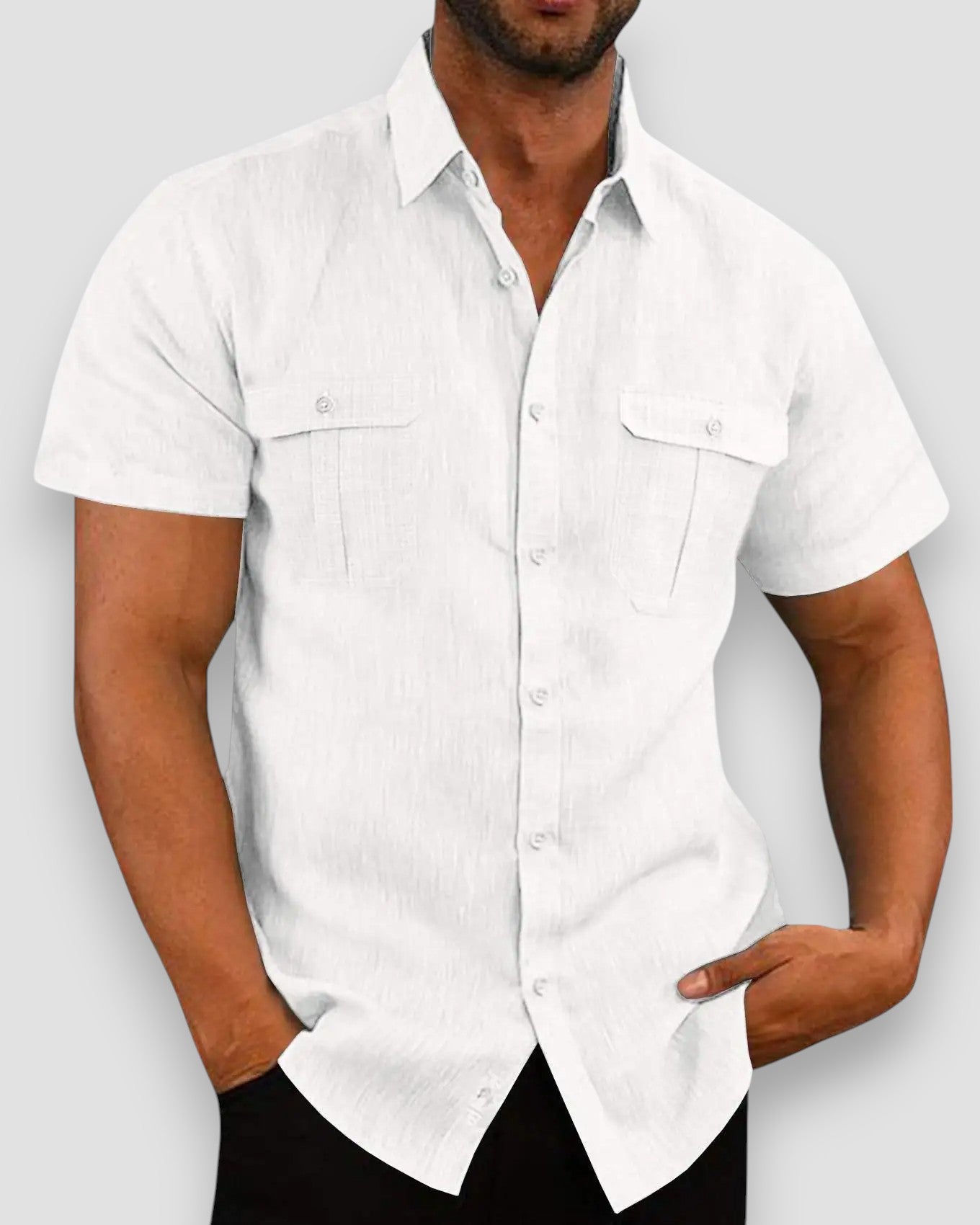 Alex™ Camisa Clásica de Manga Corta