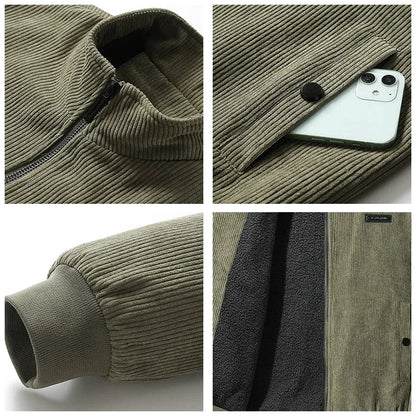 Hugo | Chaqueta de pana con forro de borreguillo