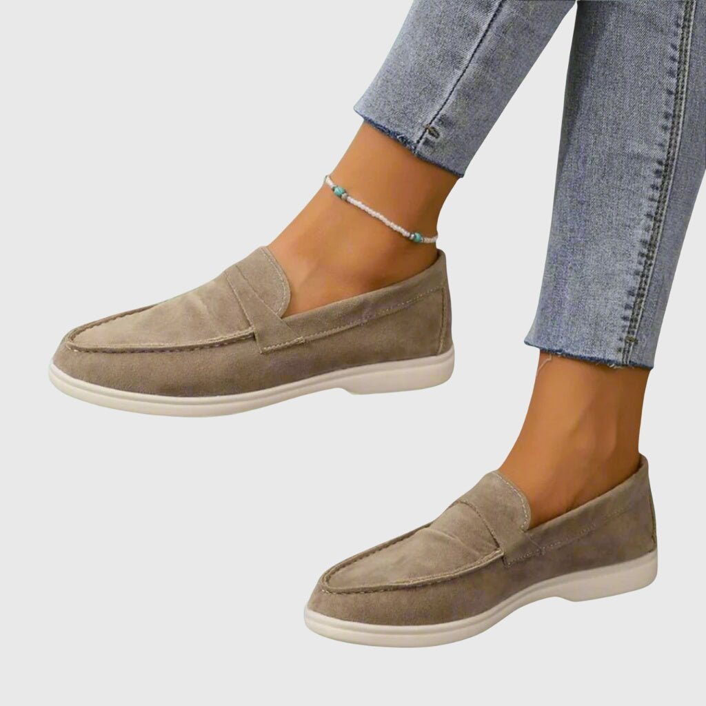 Esperanza | Mocasín casual color taupe