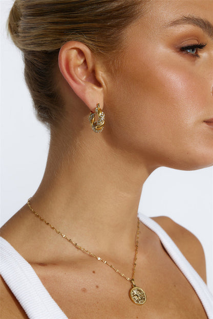 Pendientes Lover Lover Chapados en Oro 18k Oro