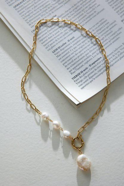 Collar De Perlas Darling Chapado En Oro De 18k Oro