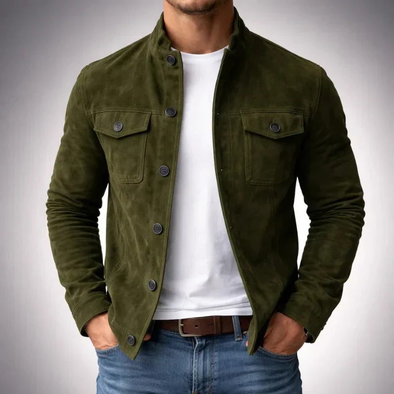 Lorenzo™ | Chaqueta de Ante Clásica