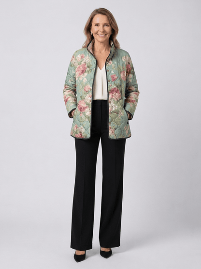 Chaqueta Acolchada Rosas Antiguas