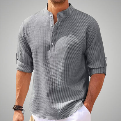 Victor™ | Camisa de manga 3/4 sofisticada para un estilo sin esfuerzo