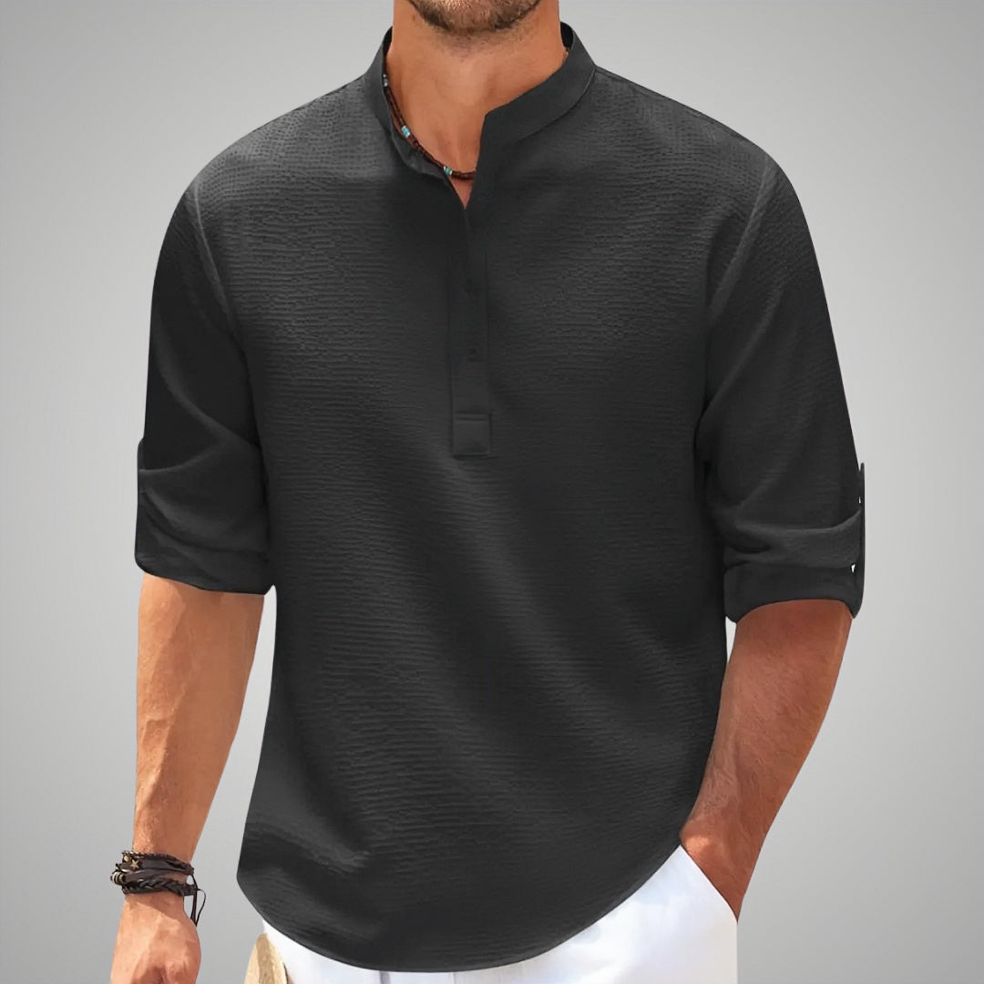 Victor™ | Camisa de manga 3/4 sofisticada para un estilo sin esfuerzo