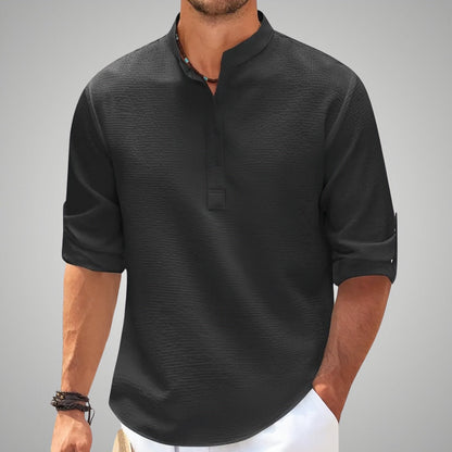 Victor™ | Camisa de manga 3/4 sofisticada para un estilo sin esfuerzo