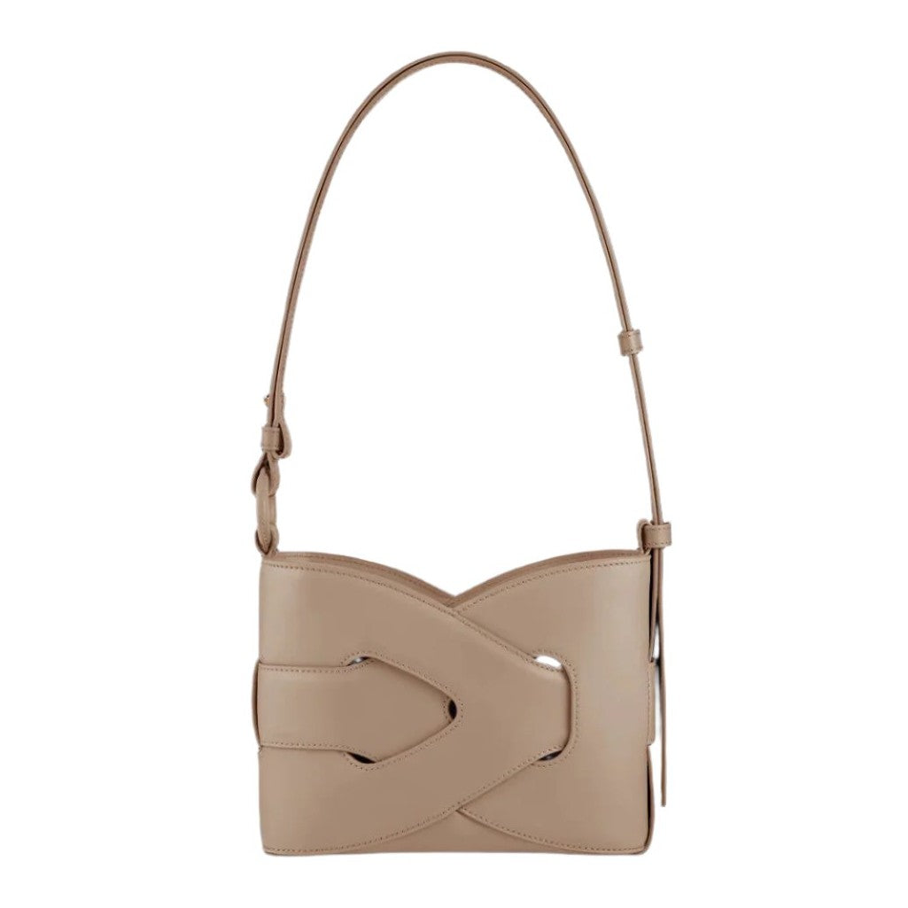 Entrelace - bolso de estilo minimalista de piel de plutonio