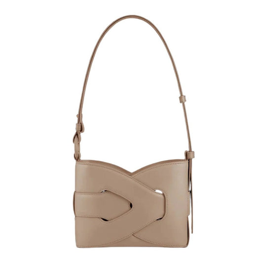 Entrelace - bolso de estilo minimalista de piel de plutonio
