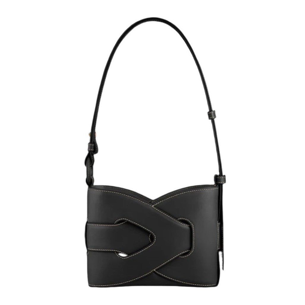 Entrelace - bolso de estilo minimalista de piel de plutonio