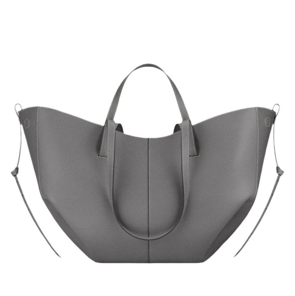 Ombrello - bolso de piel auténtica de litchi