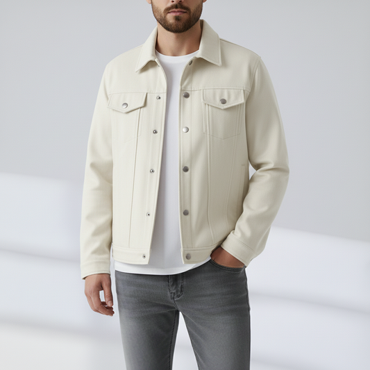 Santino™ | Chaqueta Trucker de Ante