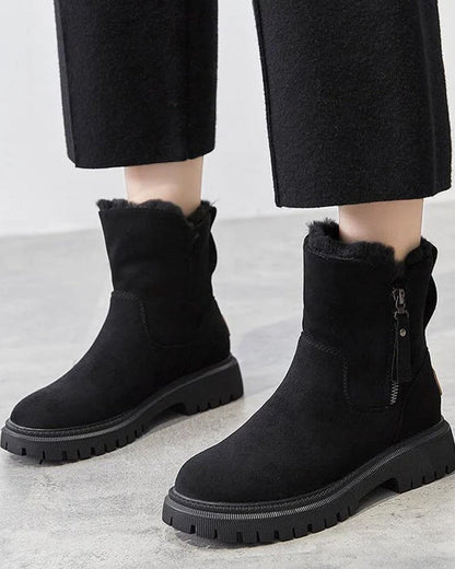 Botas de invierno para mujer con forro polar – cálidas, cómodas y con estilo