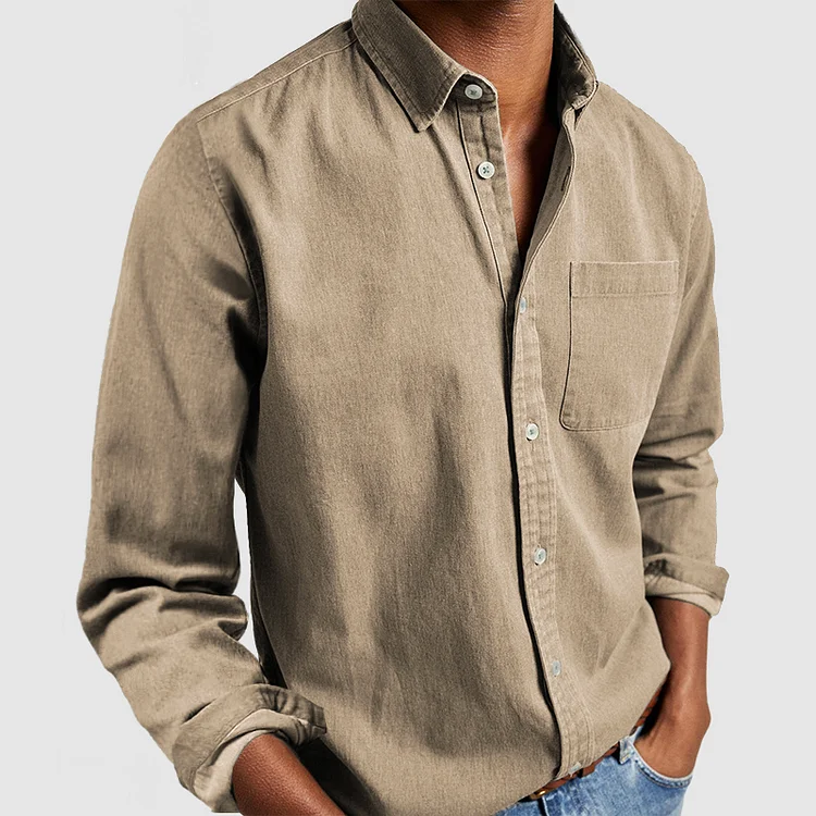 Pedro™ Camisa de Algodón Premium - Ultra suave, Esencial para el día a día