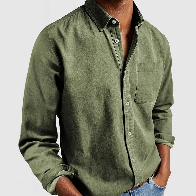 Pedro™ Camisa de Algodón Premium - Ultra suave, Esencial para el día a día
