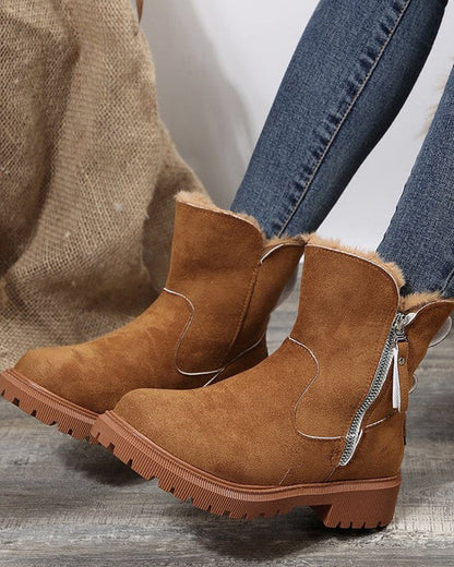 Botas de invierno para mujer con forro polar – cálidas, cómodas y con estilo