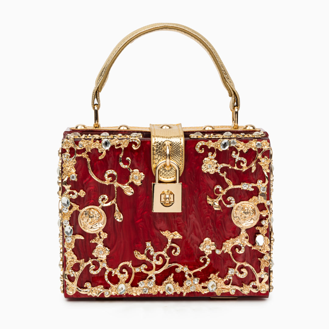 Rebel - bolso de lujo de acrílico cristalino