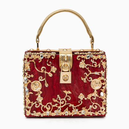 Rebel - bolso de lujo de acrílico cristalino