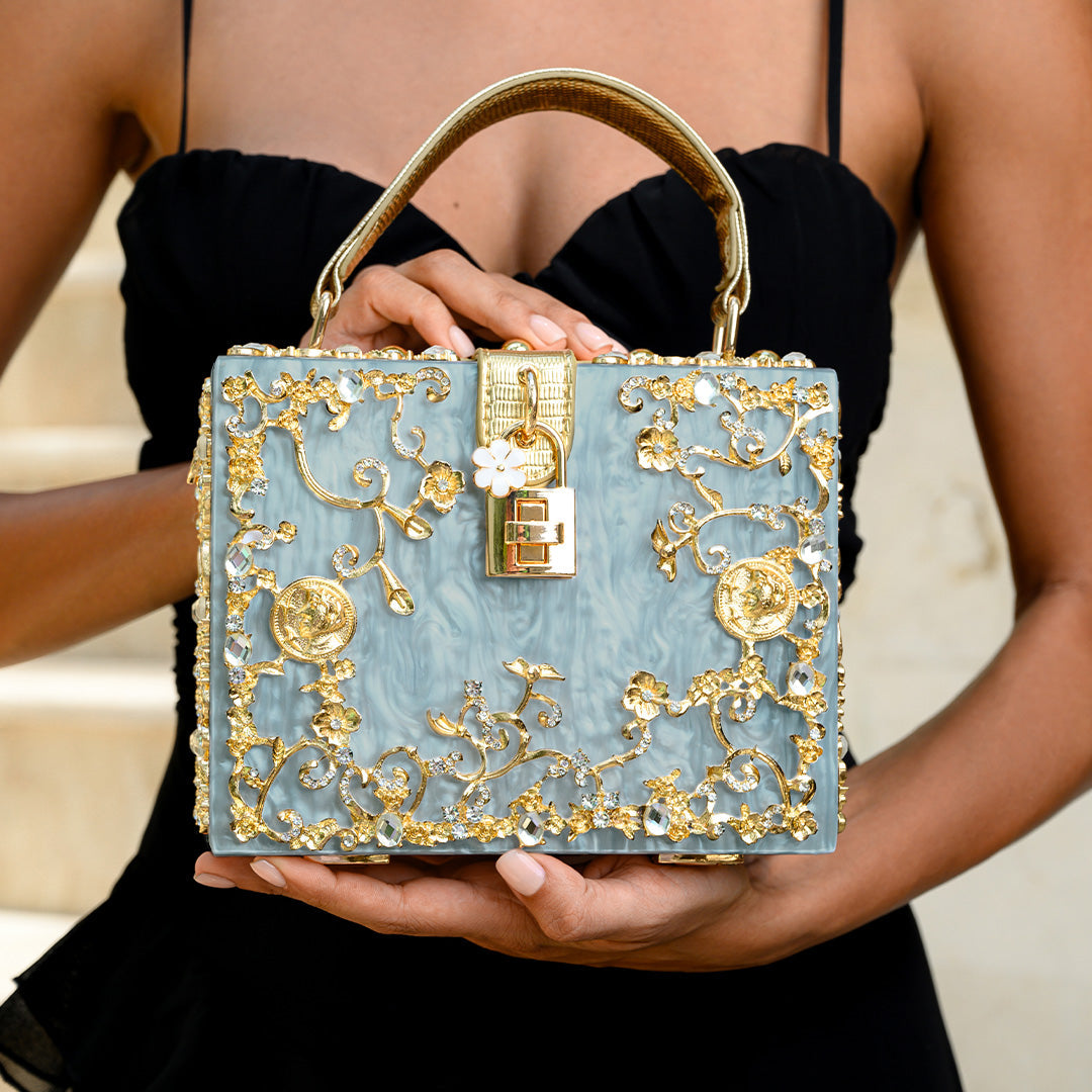 Rebel - bolso de lujo de acrílico cristalino