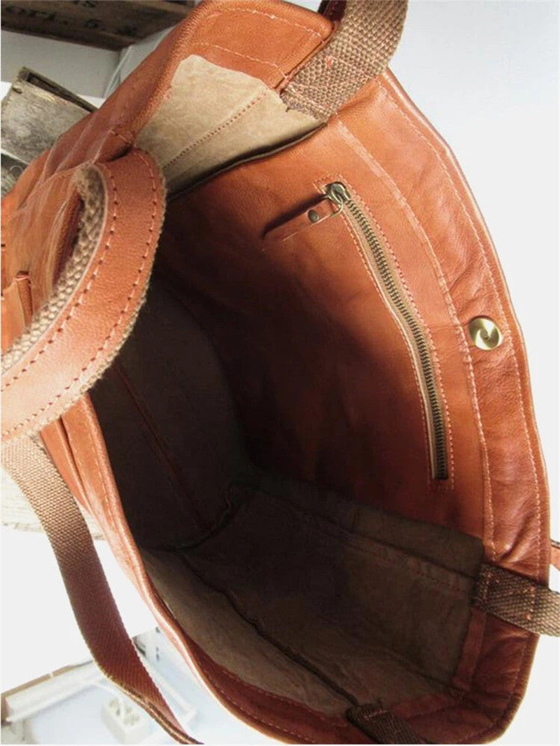 Bolso de Mano para Mujer en Cuero Sintético con Correa Ajustable