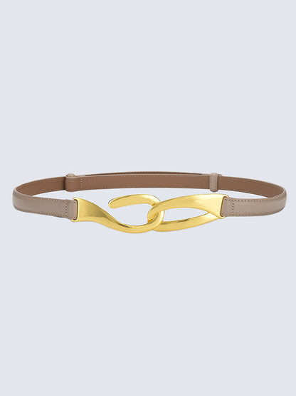 Cinturón ajustable con gancho para mujer de moda