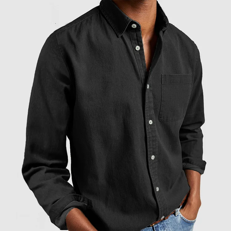 Pedro™ Camisa de Algodón Premium - Ultra suave, Esencial para el día a día