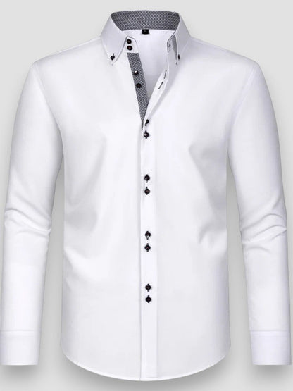 Jesus™ Camisa de botones moderna — Estilo diario elegante y versátil
