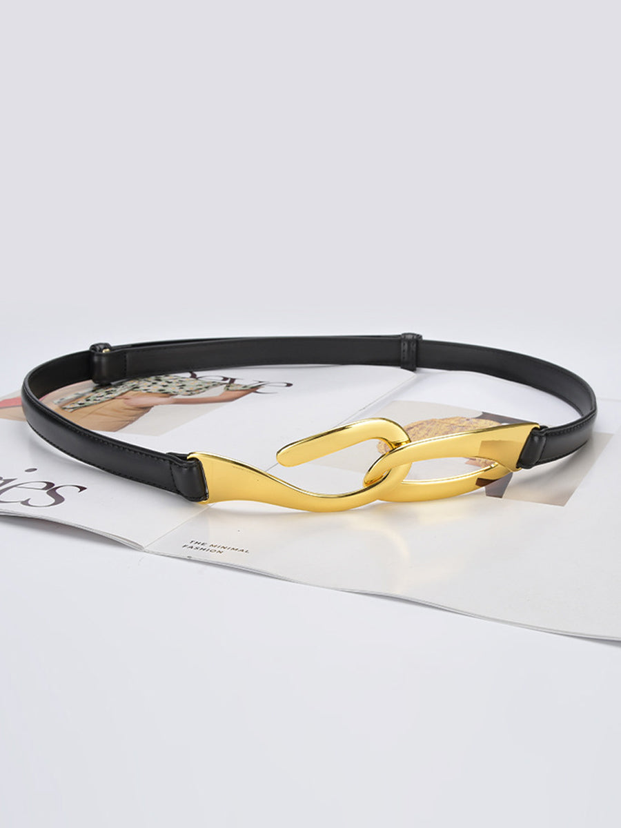 Cinturón ajustable con gancho para mujer de moda