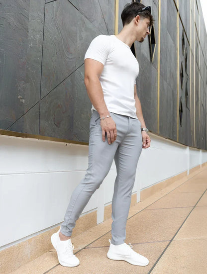 Noa Stretch Pantalón - Gris claro