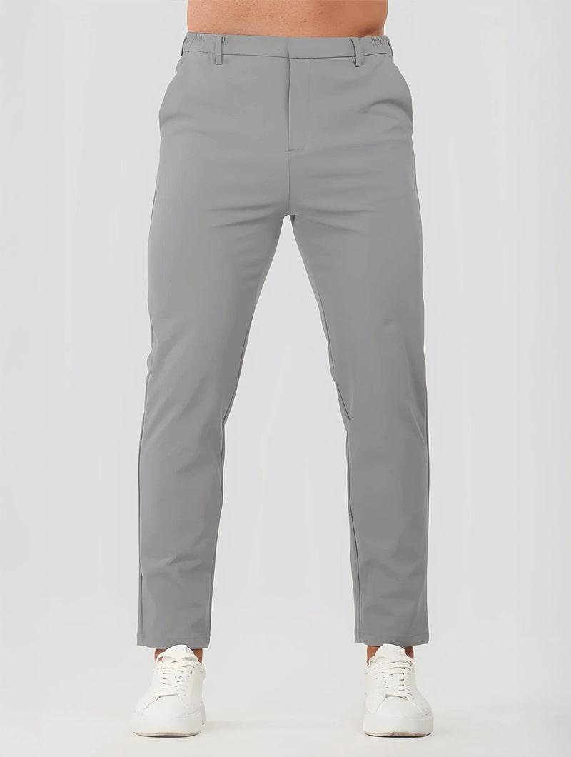 Rocio Pantalones Rectos - Gris