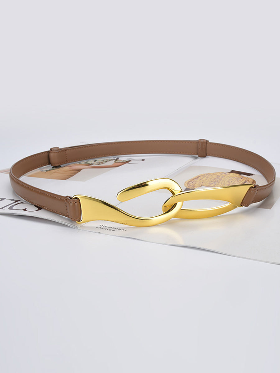 Cinturón ajustable con gancho para mujer de moda