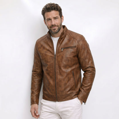 Mario™ | Chaqueta de cuero sintético