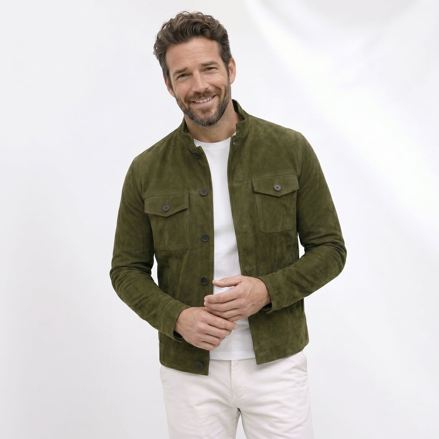 Lorenzo™ | Chaqueta de Ante Clásica