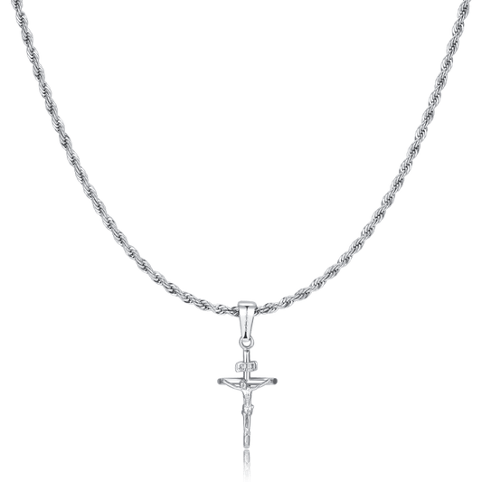 Collana Uomo Valeria Velora Croce Corpus