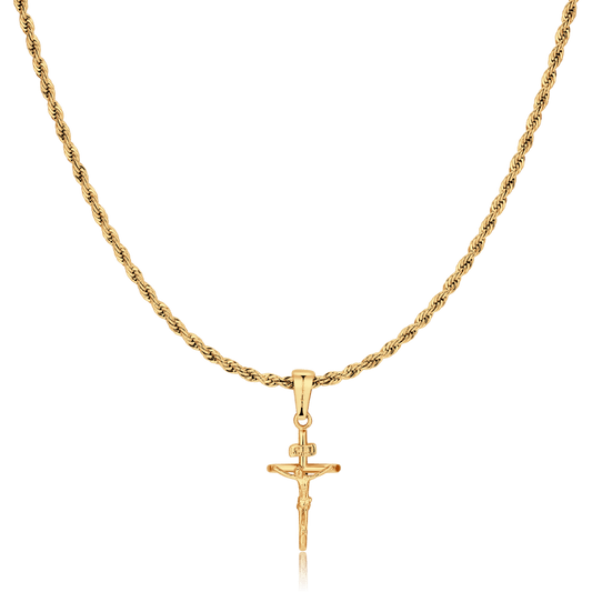 Collana Uomo Valeria Velora Croce Corpus